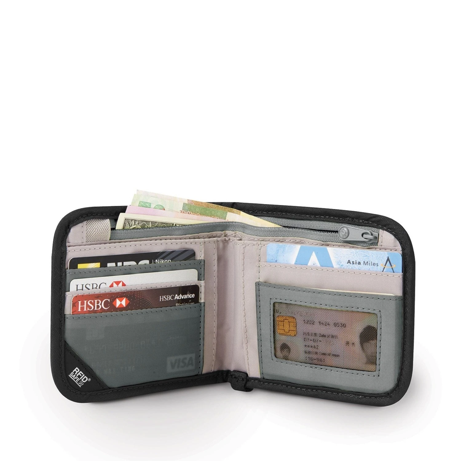 Pacsafe RFIDsafe V100 Bi-Fold Wallet 4 Pacsafe RFIDsafe V100 Bi-Fold Wallet - Image 2