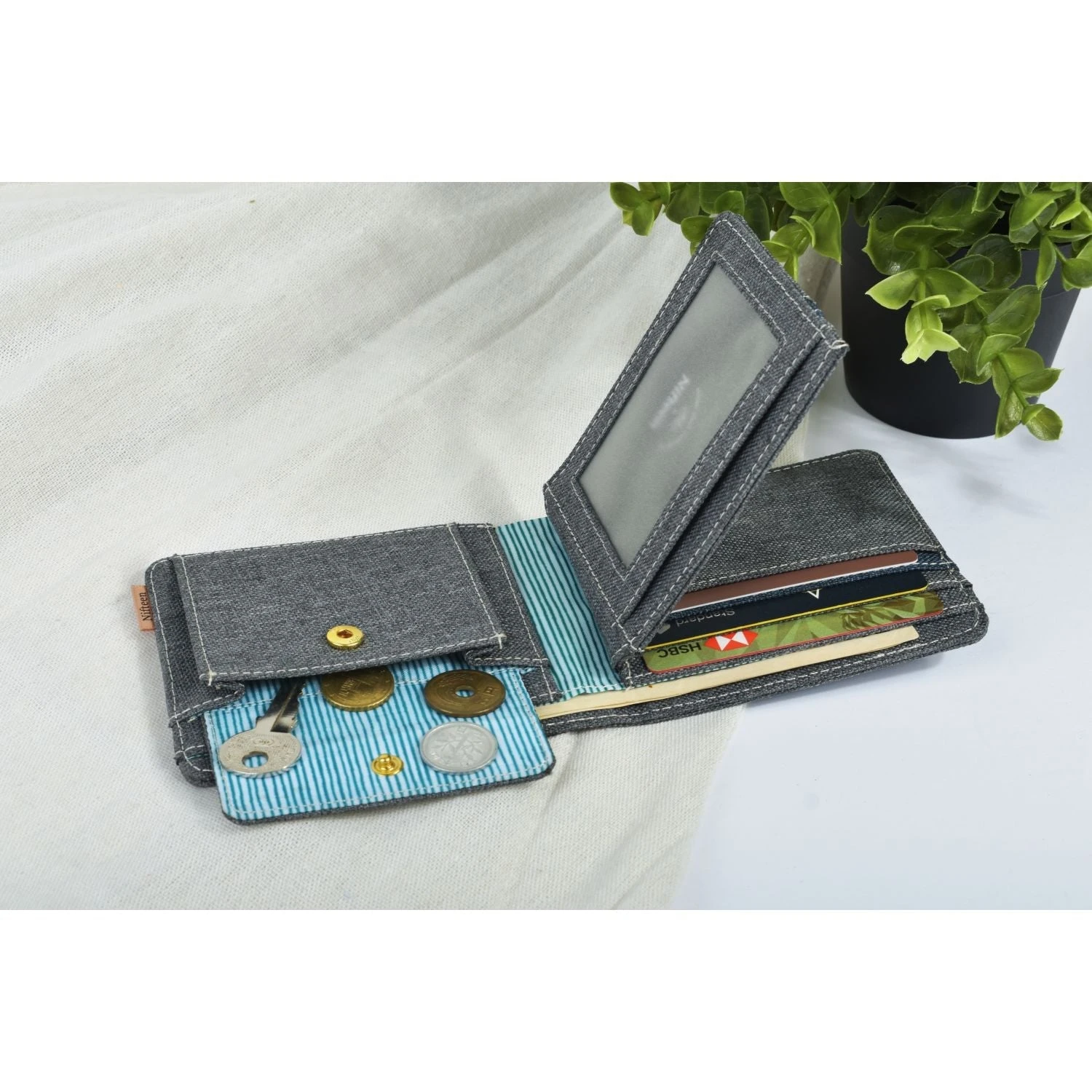 Nifteen London Billfold Wallet W/ Coin Purse And Card Flap 20 Nifteen London Billfold Wallet W/ Coin Purse And Card Flap - Image 18