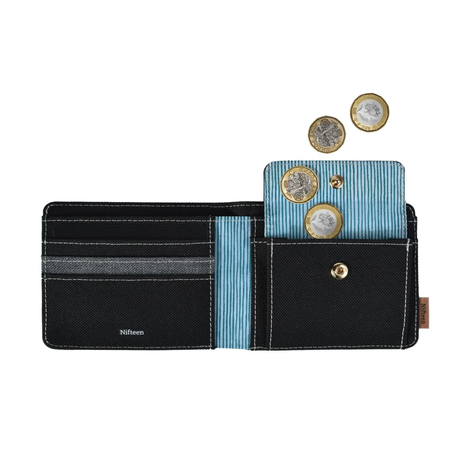 Nifteen London Billfold Wallet With Coin Purse 10 Nifteen London Billfold Wallet With Coin Purse - Image 8