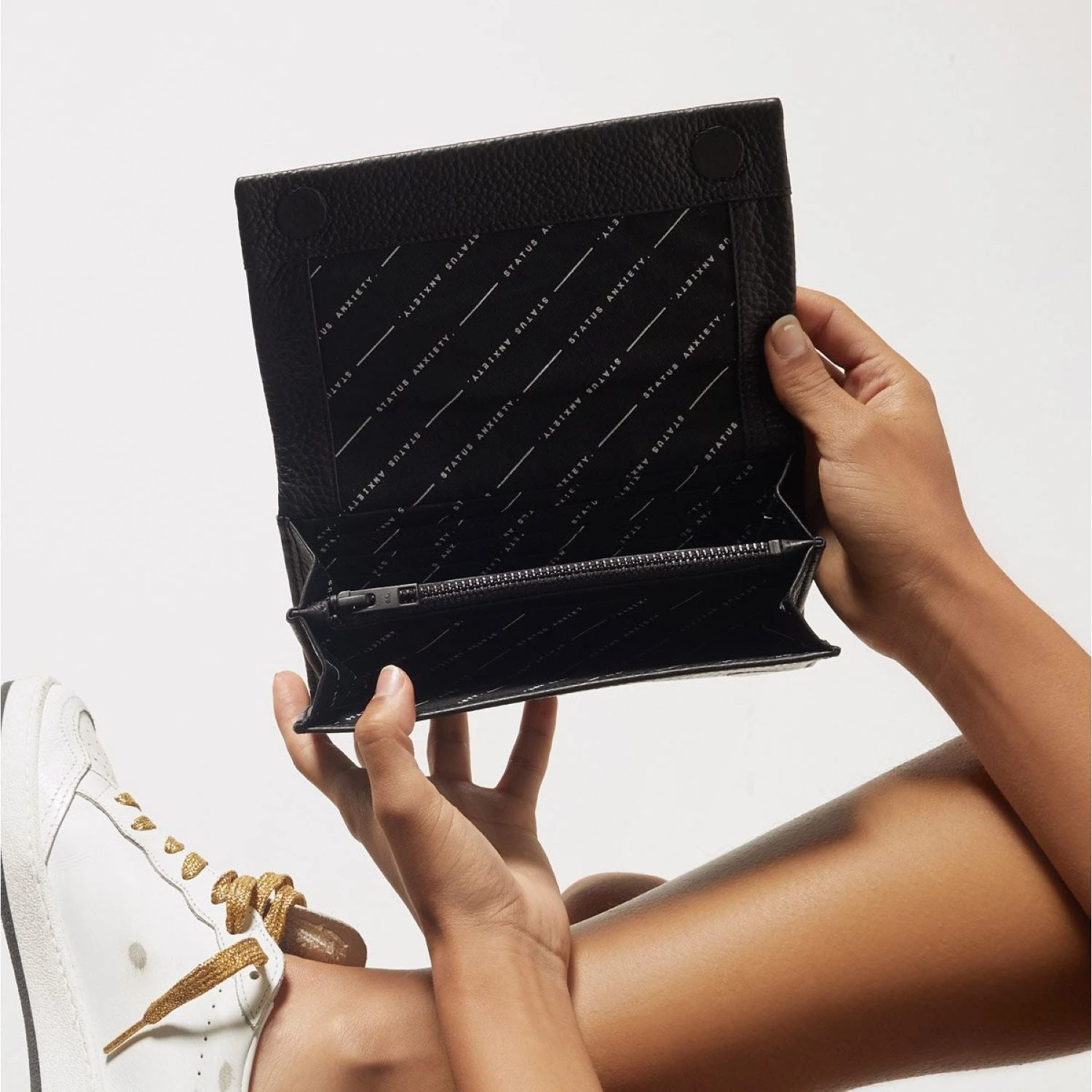 Status Anxiety Nevermind Leather Wallet 15 Status Anxiety Nevermind Leather Wallet - Image 13