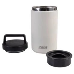 Oasis Stainless Steel Insulated Dual Compartment Food Flask With Handle 700ML -Fashion Bag Store 890ad3589da7db2ec5ec91155ea3831f c1de2dbb a19b 4af8 bff2 bb6038844335