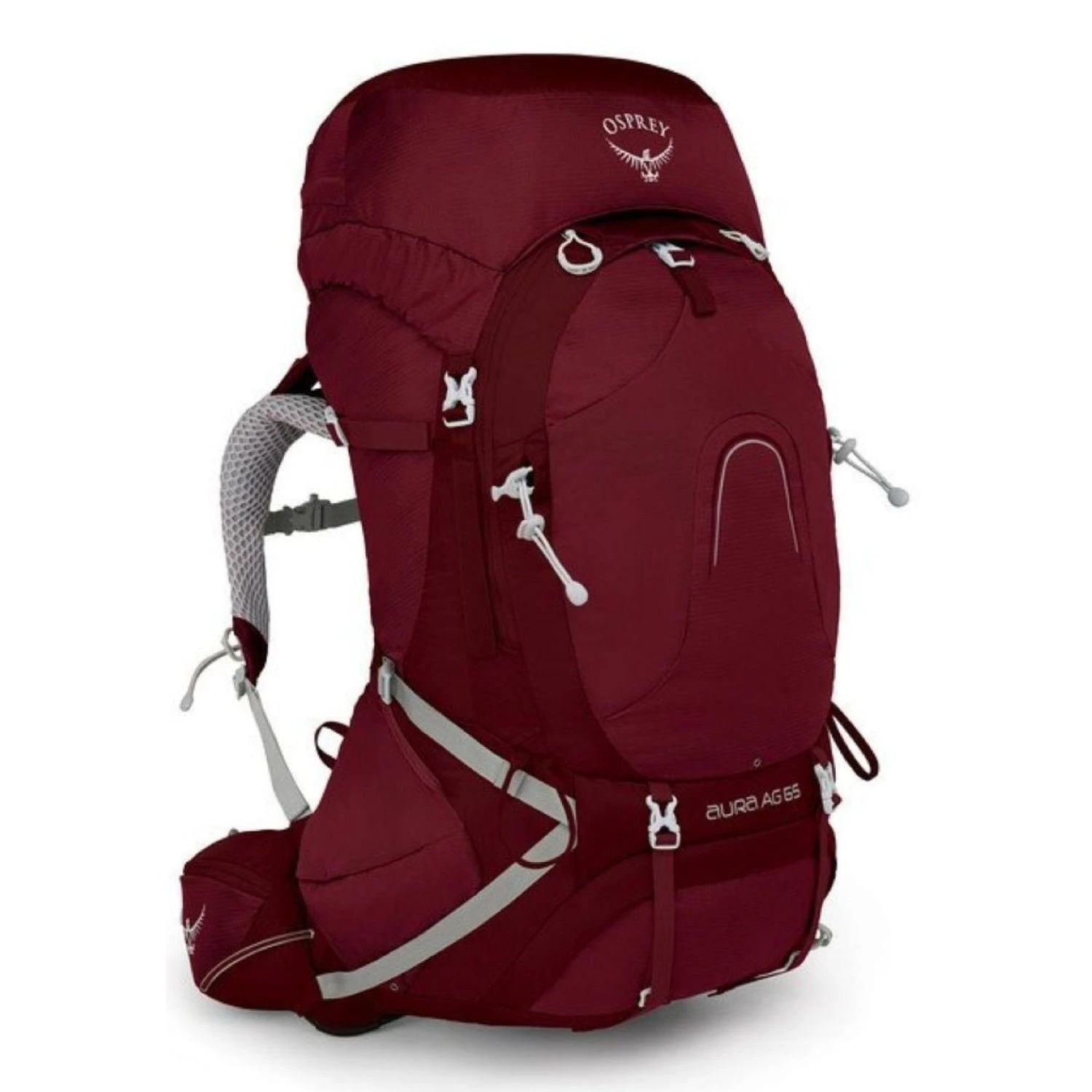 Osprey Aura AG 65 Backpack With Raincover - Medium - Women's Backpacking 7 Osprey Aura AG 65 Backpack With Raincover - Medium - Women's Backpacking - Image 5