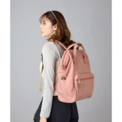 Anello CB Heather Kuchigane Backpack R -Fashion Bag Store Anello CB Heather Kuchigane Backpack R Black 14