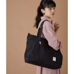 Anello Circle Tote Bag -Fashion Bag Store Anello Circle Tote Bag Black 3a 762567de 8215 480c be22 2c3dca73ea32