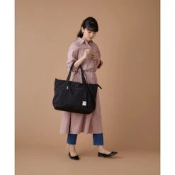 Anello Circle Tote Bag -Fashion Bag Store Anello Circle Tote Bag Black 7a 380eb497 cc8d 434f b5b1 d0a8367c46fa