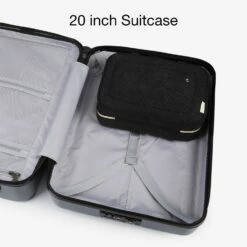 Bagsmart The Space Saver Toiletry Bag Medium -Fashion Bag Store Bagsmart The Space Saver Toiletry Bag Medium Black 7