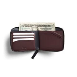 Bellroy Zip Wallet -Fashion Bag Store Bellroy Zip Wallet Deep Plum 02 40331784 cd29 4e81 aab7 887de41699d3
