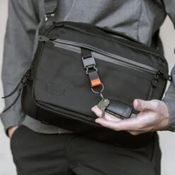 Black Ember 11" Tablet Grip Sling Bag 8L -Fashion Bag Store Black Ember Limited Edition Grip Sling Bag 8L Ember Orange 14