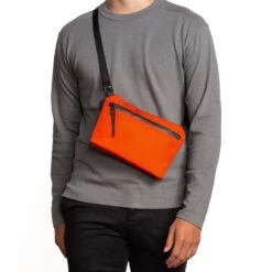 Black Ember Sacoche_01 Sling Bag 10.5” -Fashion Bag Store Black Ember Limited Edition Sacoche 01 Sling Bag 10.5 Ember Orange 3