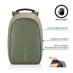 Bobby Hero Regular Anti-Theft Backpack -Fashion Bag Store Bobby Hero Regular Anti Theft Backpack Green 2 1 771e0669 739b 461c b1b5 e94b366d83e1