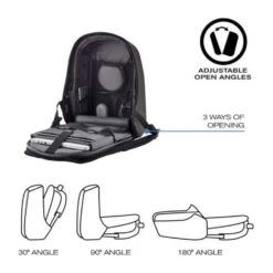 Bobby Hero XL Anti-Theft Backpack -Fashion Bag Store Bobby Hero Xl Anti Theft Backpack Black 10 1 3fb0882d 4af2 4e26 adec 9328899f8eff