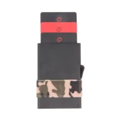 C-Secure Aluminum Cardholder With Money Band 10 C-Secure Aluminum Cardholder With Money Band -Fashion Bag Store C Secure Aluminum Cardholder With Money Band BlackCamo 2 1 92aee3b8 1c49 4b51 bdba 95293f8dde85