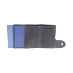 C-Secure Italian Leather Wallet With Coin Pouch -Fashion Bag Store C Secure Italian Leather Wallet With Coin Pouch Blue 294C 3 1 19474d61 d0c0 41b8 9408 5c9d21eba36c