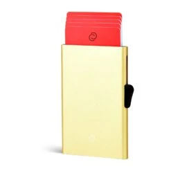C-Secure Aluminium Cardholder -Fashion Bag Store CH001GOLD1A