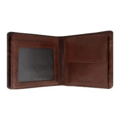 Crossing Antique Bi-fold Leather Wallet With Flap And Coin Pouch - Timber -Fashion Bag Store Crossing Antique Bi fold Leather Wallet With Flap And Coin Pouch Timber Black 3 1 1 7a229255 7da4 4317 8df4 4067a5b9f9fa