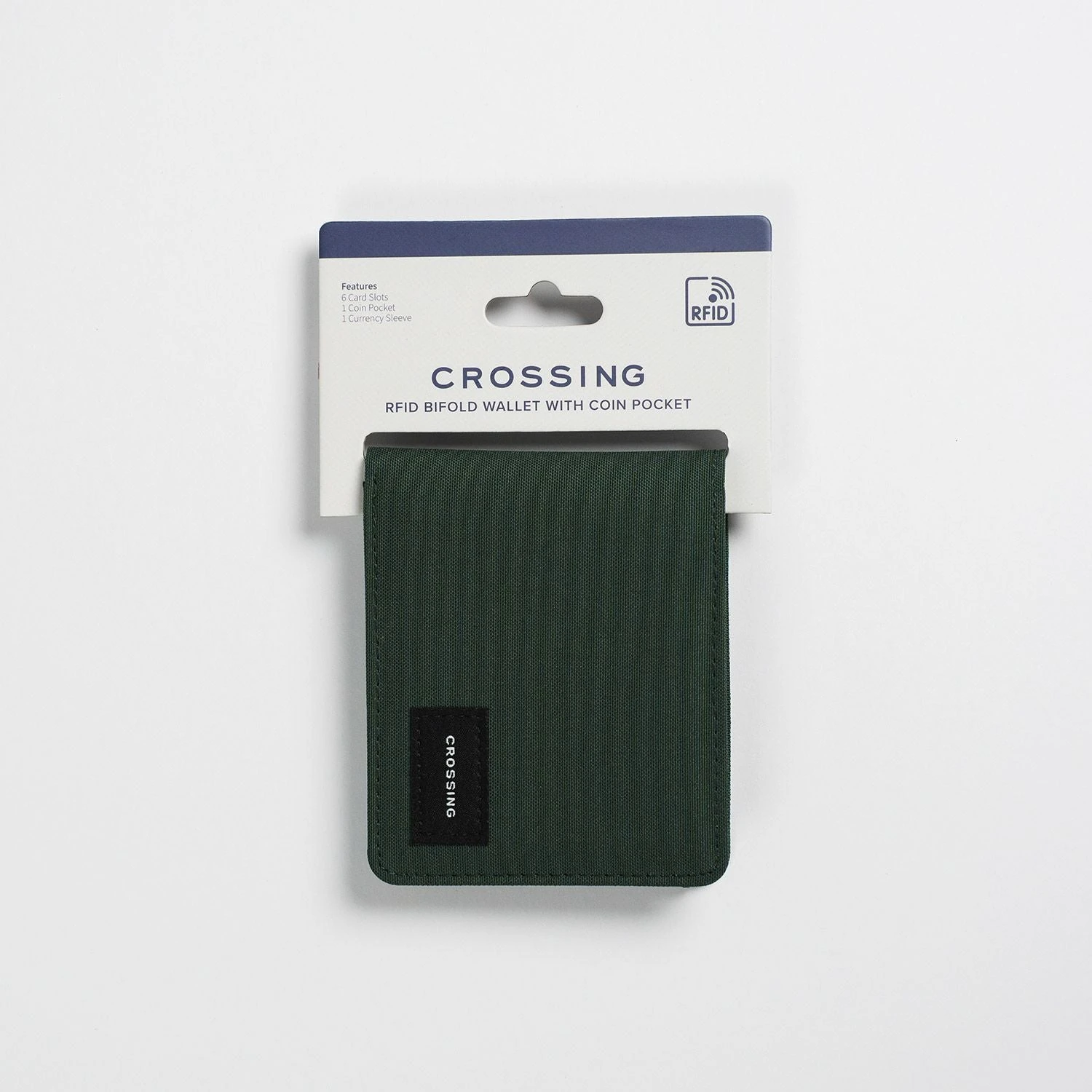 Crossing Bifold Wallet With Coin Pocket RFID 17 Crossing Bifold Wallet With Coin Pocket RFID - Image 15