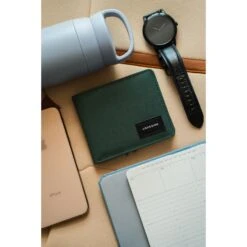 Crossing Bifold Wallet With Coin Pocket RFID 39 Crossing Bifold Wallet With Coin Pocket RFID -Fashion Bag Store Crossing Bifold Wallet with Coin Pocket RFID Green 9