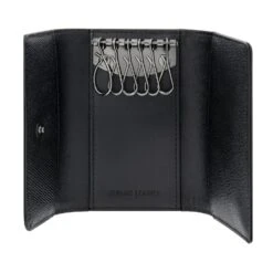 Crossing Elite Leather Key Holder With Card Pockets -Fashion Bag Store Crossing Elite Leather Key Holder With Card Pockets Black 2 1 1 5b79abe2 1922 4aa3 96ed 88b0b58e6f7b