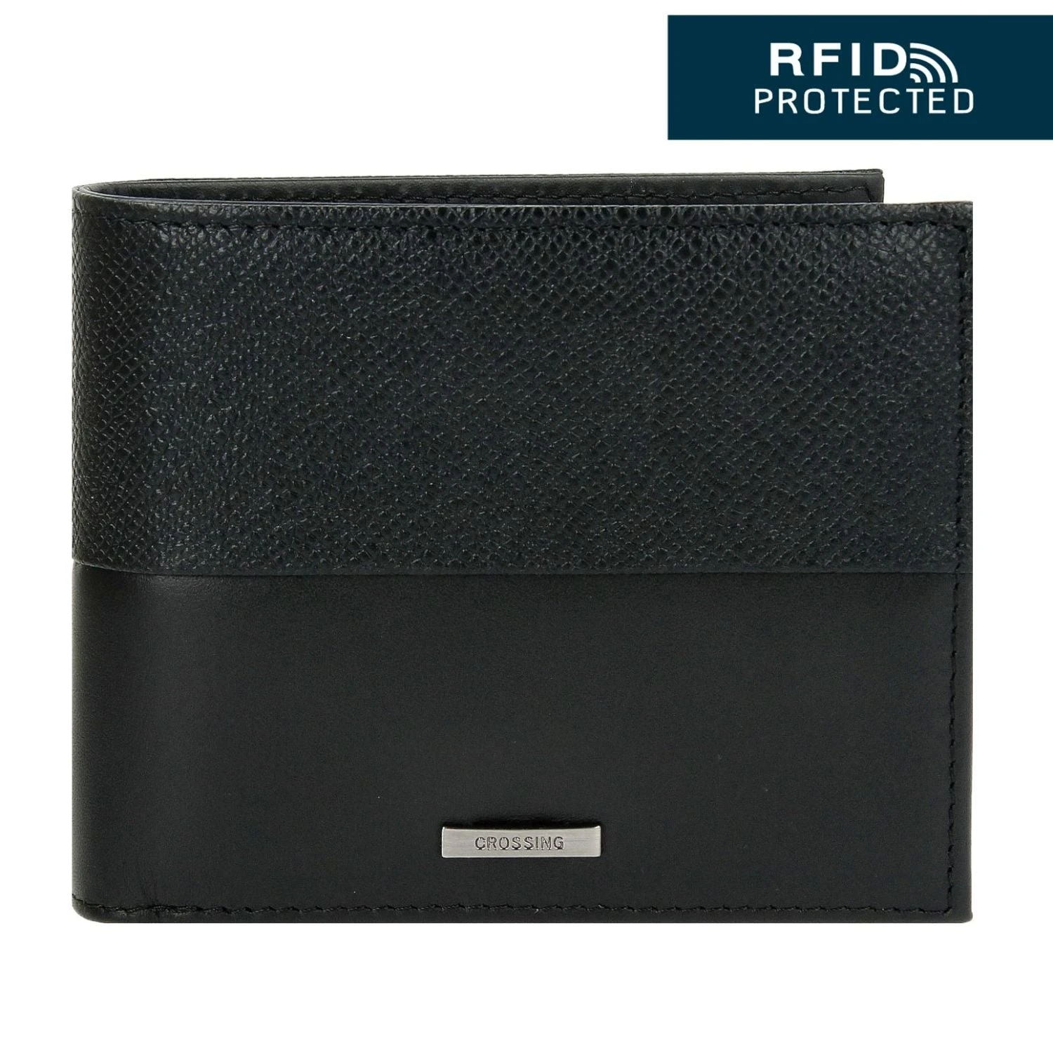 Crossing Infinite Bi-Fold Leather Wallet RFID 3 Crossing Infinite Bi-Fold Leather Wallet RFID