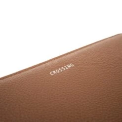 Crossing Milano Long Zip Wallet RFID -Fashion Bag Store Crossing Milano Long Zip Wallet RFID Barcoss Brown 6