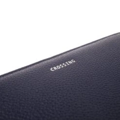 Crossing Milano Long Zip Wallet RFID -Fashion Bag Store Crossing Milano Long Zip Wallet RFID Barcoss Navy 6