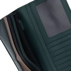 Crossing Modish Long Leather Wallet RFID -Fashion Bag Store Crossing Modish Long Leather Wallet RFID BlackTeal 3 1 1 65d8e252 fcfc 4e41 9b82 641153fef141