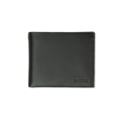 Crossing Sydney Bi-Fold Leather Wallet With Coin Pocket -Fashion Bag Store Crossing Sydney Bi Fold Leather Wallet With Coin Pocket Black 1