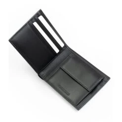 Crossing Sydney Bi-Fold Leather Wallet With Coin Pocket (SA) -Fashion Bag Store Crossing Sydney Bi Fold Leather Wallet With Coin Pocket Black 2 0b7fe144 c2fb 4a5f addb ba4ac14ca53b