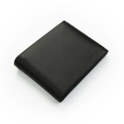 Crossing Sydney Bi-Fold Leather Wallet With Coin Pocket -Fashion Bag Store Crossing Sydney Bi Fold Leather Wallet With Coin Pocket Black 5