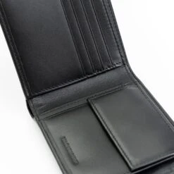 Crossing Sydney Bi-Fold Leather Wallet With Coin Pocket (SA) -Fashion Bag Store Crossing Sydney Bi Fold Leather Wallet With Coin Pocket Black 6 4c7cb3f5 493b 4e4e a169 afb46922aaef