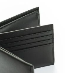 Crossing Sydney Bi-Fold Leather Wallet With Flap And Coin Pouch -Fashion Bag Store Crossing Sydney Bi Fold Leather Wallet With Flap And Coin Pouch Black 7