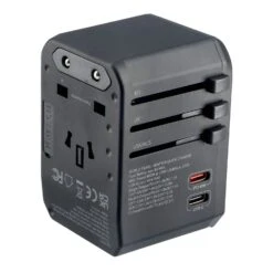 Crossing World Travel Adapter 45w With 2 USB C And 2 USB 3.0 A