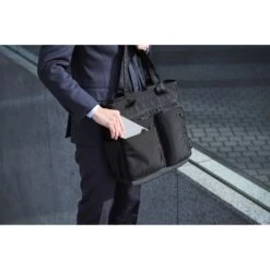 Elecom Tote Bag Organized -Fashion Bag Store Elecom Tote Bag Organized Black 21