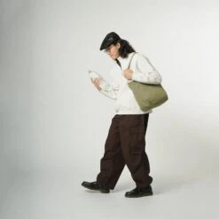 Hellolulu Jonna Double Sided Versatile Tote Recycled -Fashion Bag Store Hellolulu Jonna Double Sided Versatile Tote Recycled Bright Olive Linen 10a 1 48f3387f db3c 4c9a aca6 6ee4c89afed4