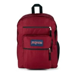 Jansport Big Student Backpack (Plain) -Fashion Bag Store Jansport Big Student Backpack Russet Red 1