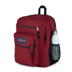 Jansport Big Student Backpack (Plain) -Fashion Bag Store Jansport Big Student Backpack Russet Red 4