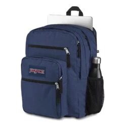 Jansport Big Student Backpack (Plain) -Fashion Bag Store Jansport Big Student Navy 3