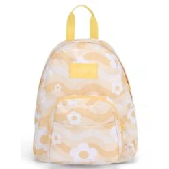 Jansport Half Pint Mini Backpack (Printed) -Fashion Bag Store Jansport Half Pint Mini Backpack Flower Power Yellow 1 1 81036e0f 1691 4246 affb e93c8ad24aa1