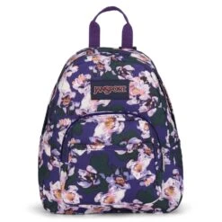 Jansport Half Pint Mini Backpack (Printed) -Fashion Bag Store Jansport Half Pint Mini Backpack Purple Petals 1 1 d5f7c693 8136 4cc2 8029 79a53ff5f4db