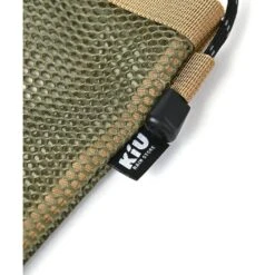 KiU Water Repellent Paracord Mesh Mini Sacoche Sling Pouch -Fashion Bag Store KiU Water Repellent Paracord Mesh Mini Sacoche Sling Pouch Beige 3