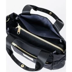 Legato Largo Fuwari 2Way A5 Tote Bag -Fashion Bag Store Legato Largo Fuwari 2Way A5 Tote Bag Black 14