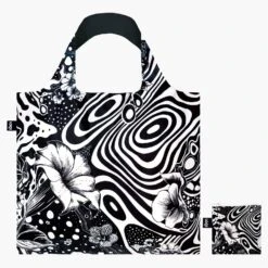 LOQI ARTIST Foldable Tote Bag -Fashion Bag Store Loqi Artist Foldable Tote Bag Gemma OBrien One Of A Kind Recycled 4