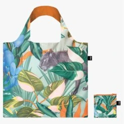 LOQI ARTIST Foldable Tote Bag -Fashion Bag Store Loqi Artist Foldable Tote Bag Pomme Chan Wild Forest Recycled 3