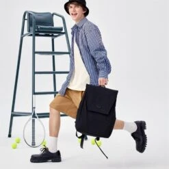 MAH Young Classic 17L Backpack -Fashion Bag Store MAH Young Classic 17L Backpack Black 9