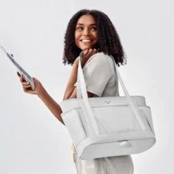 MAH Young Tour Tote Bag -Fashion Bag Store MAH Young Tour Tote Bag Caramel 9