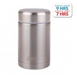 Oasis Stainless Steel Insulated Food Flask 450ML -Fashion Bag Store Oasis Stainless Steel Vacuum Insulated Food Flask 450ML Silver