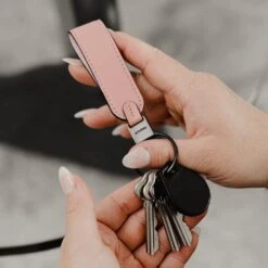 Orbitkey Loop Keychain Leather (SA) -Fashion Bag Store Orbitkey Loop Keychain Leather Cotton Candy 4 8c50e1e7 397b 436c bea3 7cfd0cc3771e