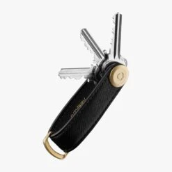 Orbitkey Saffiano Leather Key Organizer -Fashion Bag Store Orbitkey Saffiano Leather Key Organizer Liquorice Black 3 eea4ba07 161f 4e55 bf83 8775b831a0d7