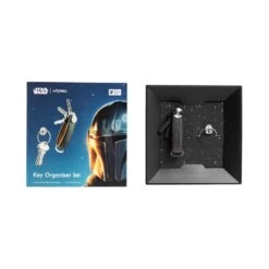 Orbitkey Star Wars Leather Key Organiser + Ring V2 Kit -Fashion Bag Store Orbitkey Star Wars Mandalorian Leather Key Organiser Ring V2 Kit 3