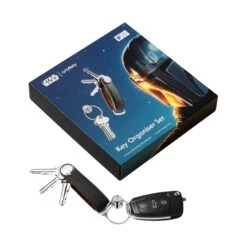 Orbitkey Star Wars Leather Key Organiser + Ring V2 Kit -Fashion Bag Store Orbitkey Star Wars Mandalorian Leather Key Organiser Ring V2 Kit 8